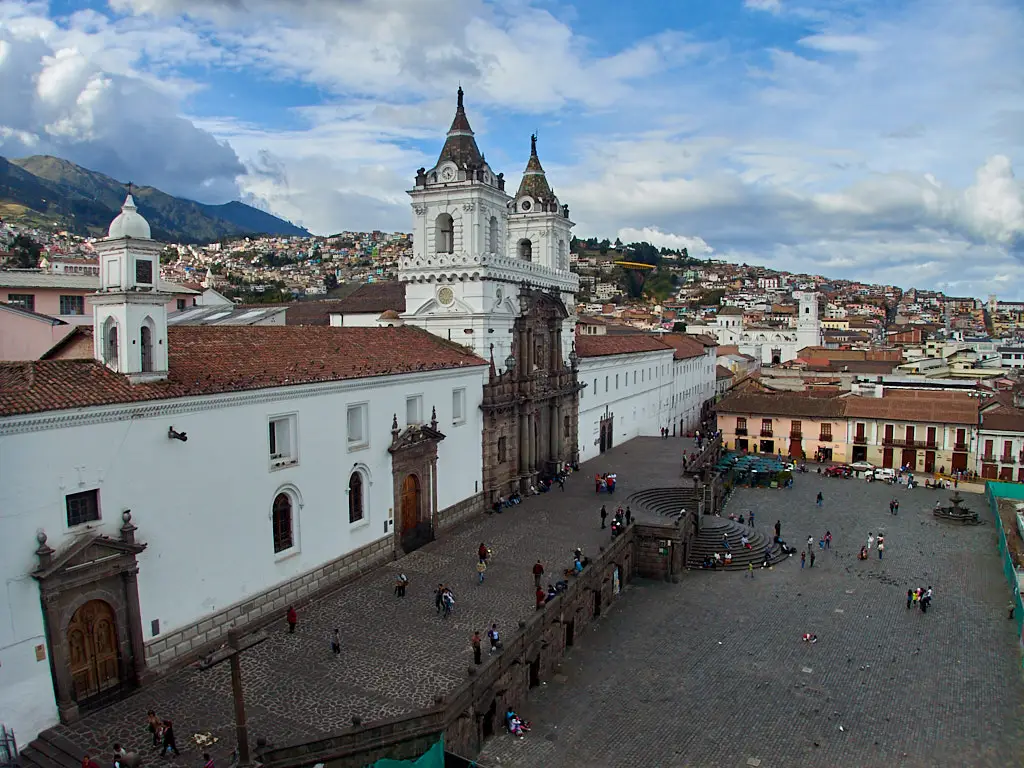 Quito, UNESCO world heritage listed city, Ecuador