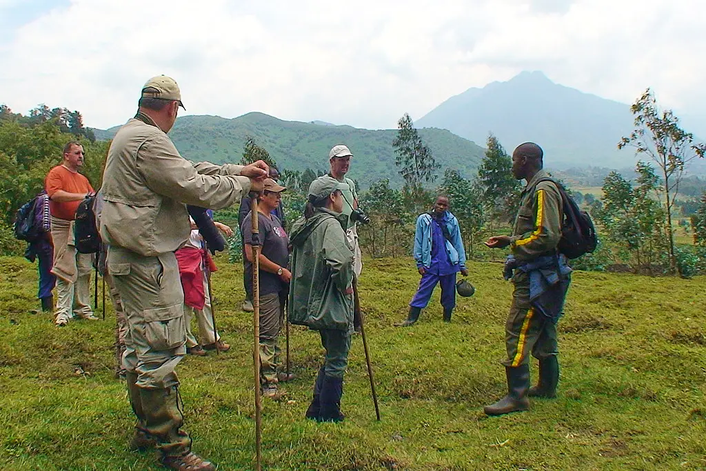 gorilla trekking briefing in rwanda